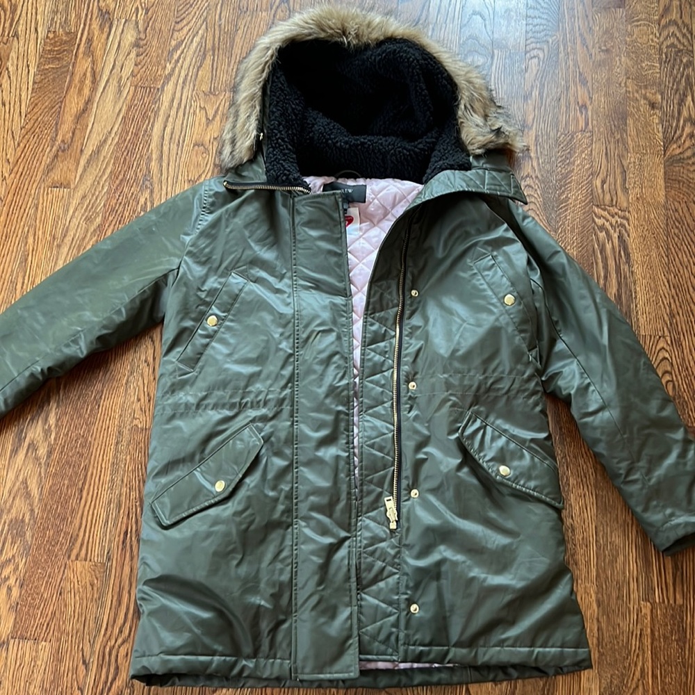 J Crew Perfect Winter Parka NWT Size S